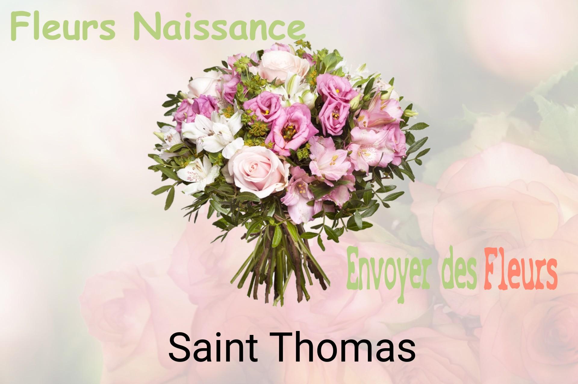 Bouquet de fleurs de naissance livré à Saint-Thomas